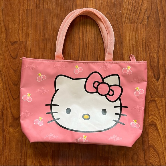 Hello Kitty pink zippered mini tote bag - Picture 2 of 7